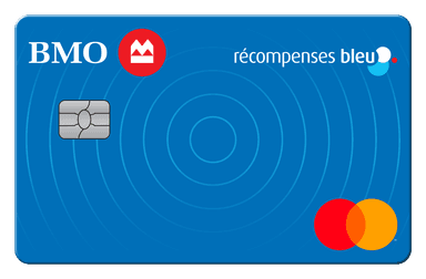 Carte Mastercardᴹᴰ BMO Récompenses Bleu