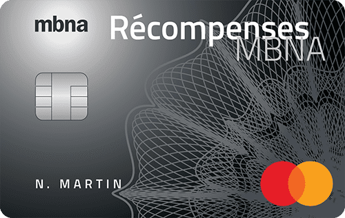 Carte de crédit Mastercardᴹᴰ Platine Plusᴹᴰ récompenses MBNA (Québec)