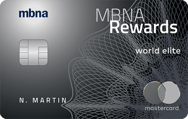 MBNA Rewards World Elite® Mastercard® (Quebec)