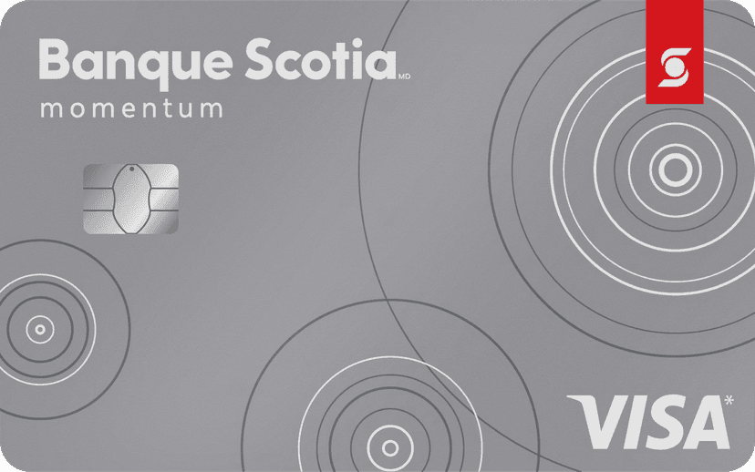 Carte Visa* Momentum Scotiaᴹᴰ sans frais annuels